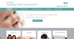 Desktop Screenshot of cerebralpalsyfoundation.com